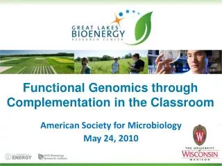 Functional Genomics through Complementation in the Classroom