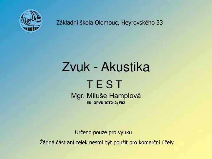 zvuk akustika