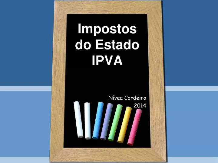 impostos do estado ipva