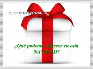 qu podemos ofrecer en esta navidad