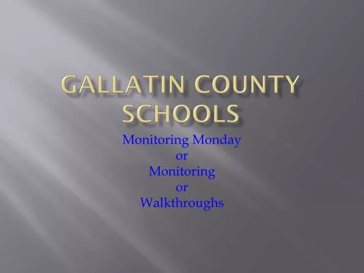 gallatin county schools