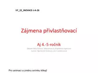 z jmena p ivlast ovac