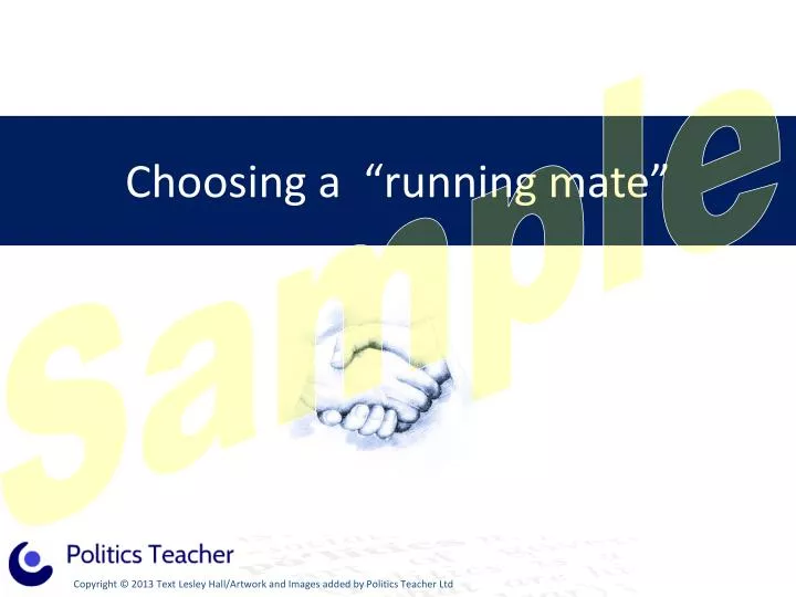 choosing a running mate
