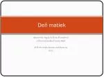 Deň matiek - slide 1