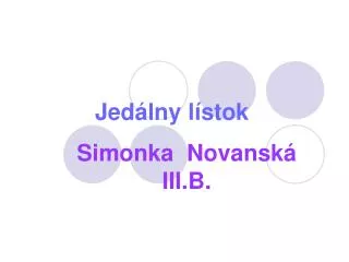 jed lny l stok