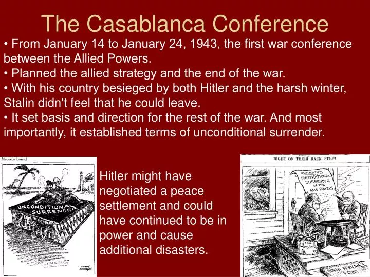 the casablanca conference