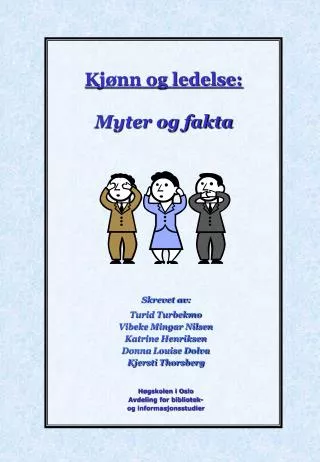 kj nn og ledelse myter og fakta