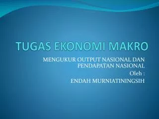 tugas ekonomi makro