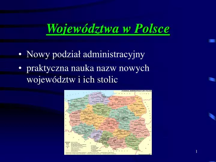wojew dztwa w polsce