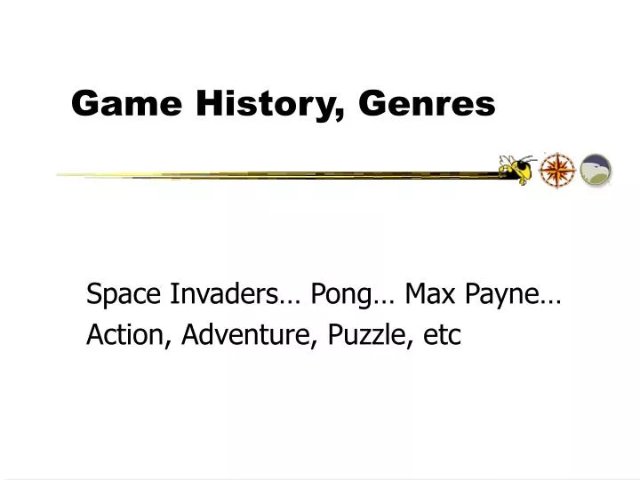game history genres