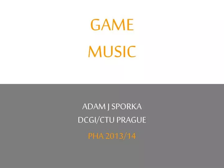 game music