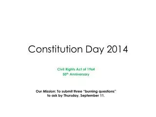 Constitution Day 2014