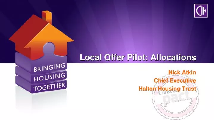 local offer pilot allocations