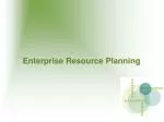 Enterprise Resource Planning - slide 1