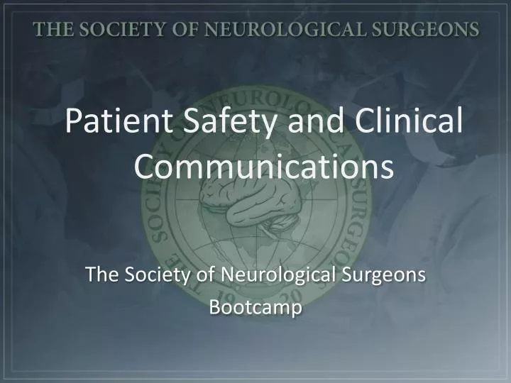 patient safety and clinical communications