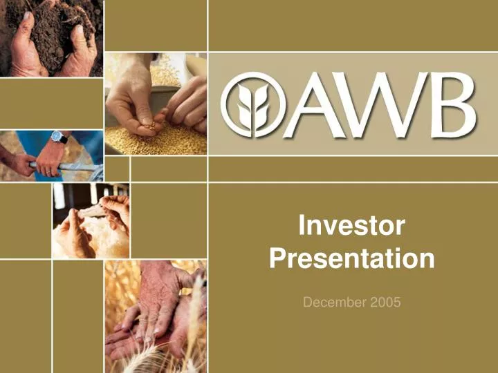 investor presentation