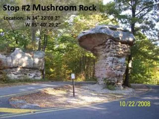 Stop #2 Mushroom Rock