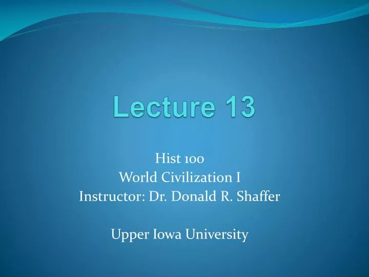 lecture 13
