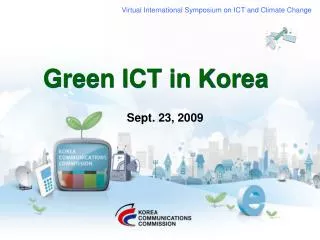 Green ICT in Korea