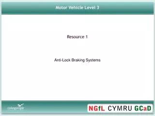 Motor Vehicle Level 3