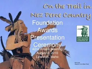 Foundation Awards Presentation Ceremony