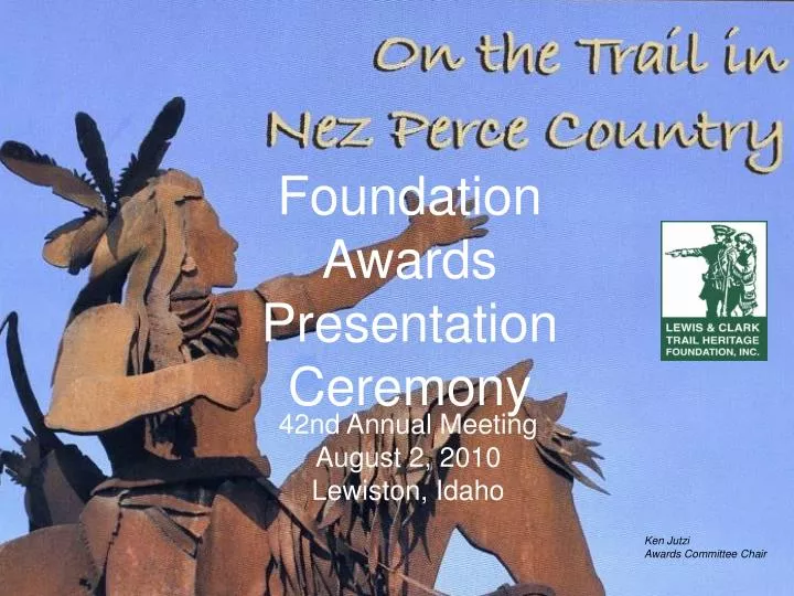 foundation awards presentation ceremony