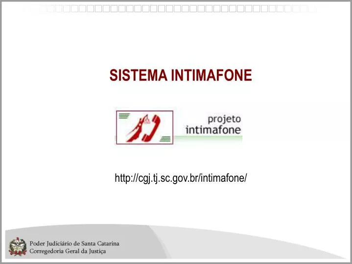 sistema intimafone