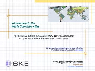 Introduction to the World Countries Atlas