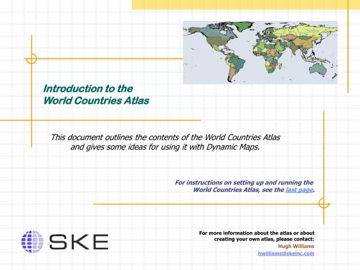 introduction to the world countries atlas