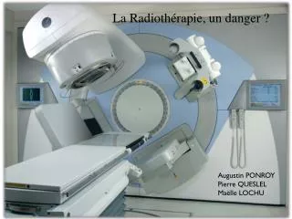 la radioth rapie un danger