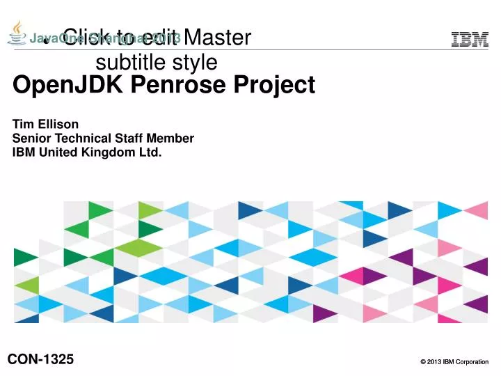 openjdk penrose project