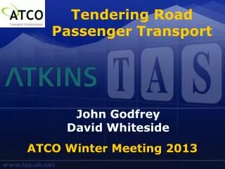 Tendering Road Passenger Transport
