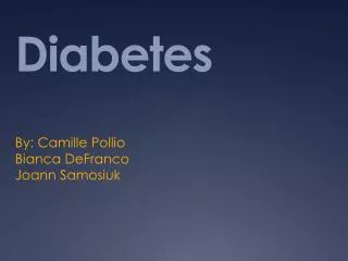 diabetes