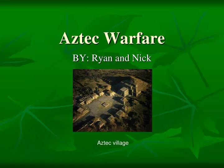 aztec warfare