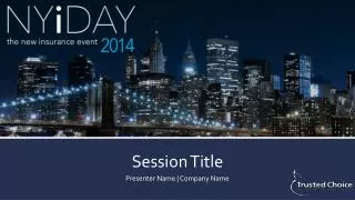 Session Title