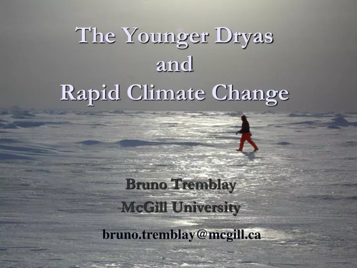 the younger dryas and rapid climate change