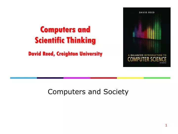 computers and scientific thinking david reed creighton university