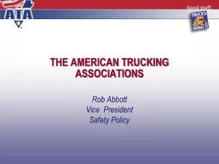 THE AMERICAN TRUCKING ASSOCIATIONS