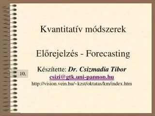 kvantitat v m dszerek