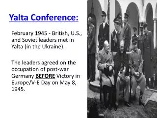Yalta Conference: