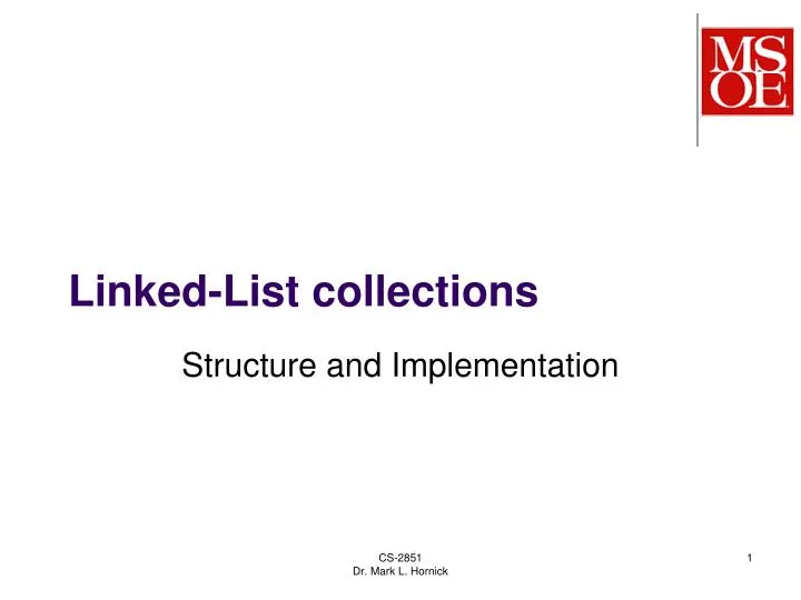 linked list collections