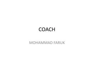 coach
