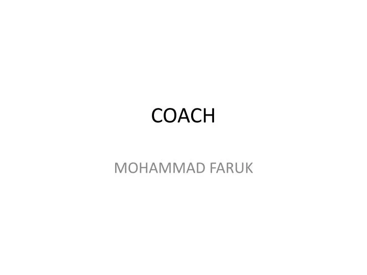 coach