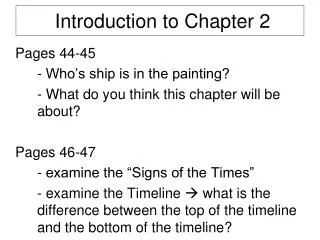 Introduction to Chapter 2