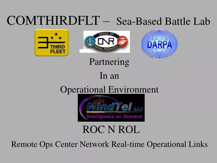 comthirdflt sea based battle lab