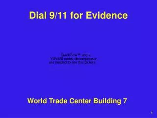 Dial 9/11 for Evidence
