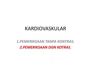 kardiovaskular
