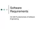 Software Requirements - slide 1