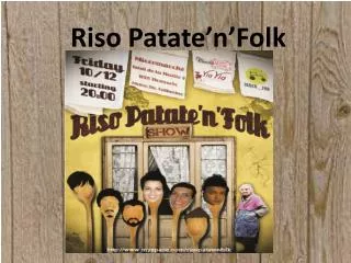riso patate n folk