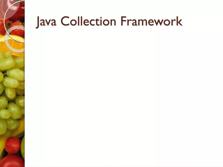 java collection framework